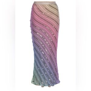 Le Superbe Le Superbe - Primrose

Bias Slip Skirt- Ombre Sky
